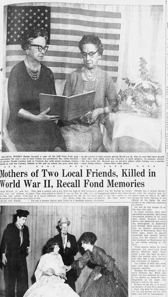 George A. Davison, Jr. Twin Falls Times-News 10 Nov 1963